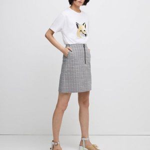 Maison Kitsune Zipped Skirt